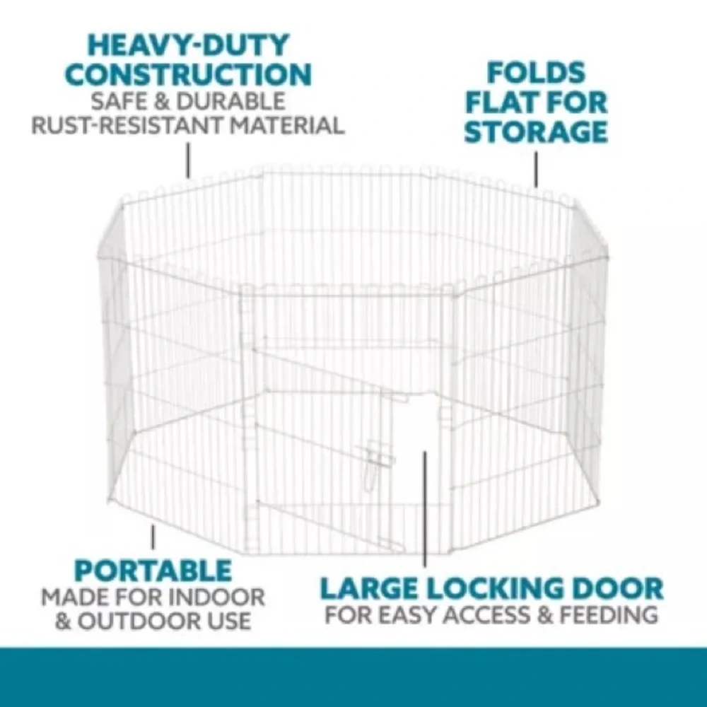 Small pet play pen exercise pen